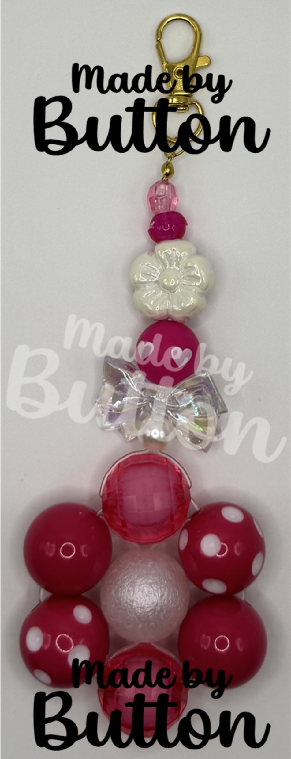 Hot Pink Passion Keychain