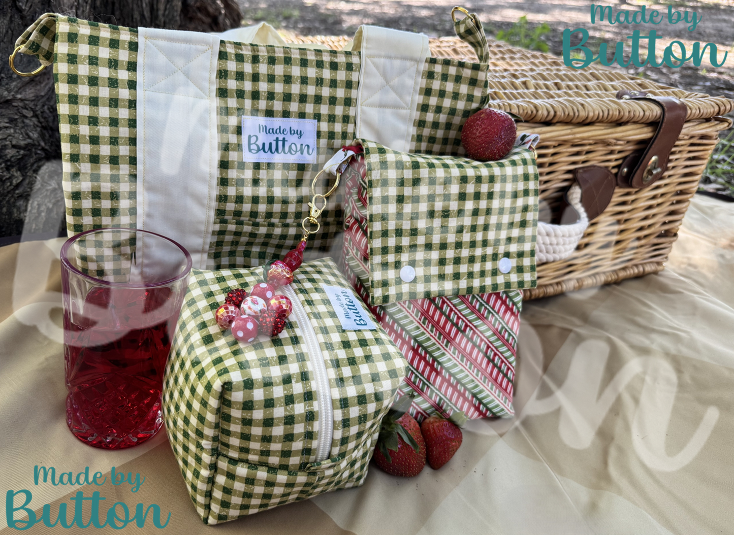 "Picnic Collage" Book Sleeve