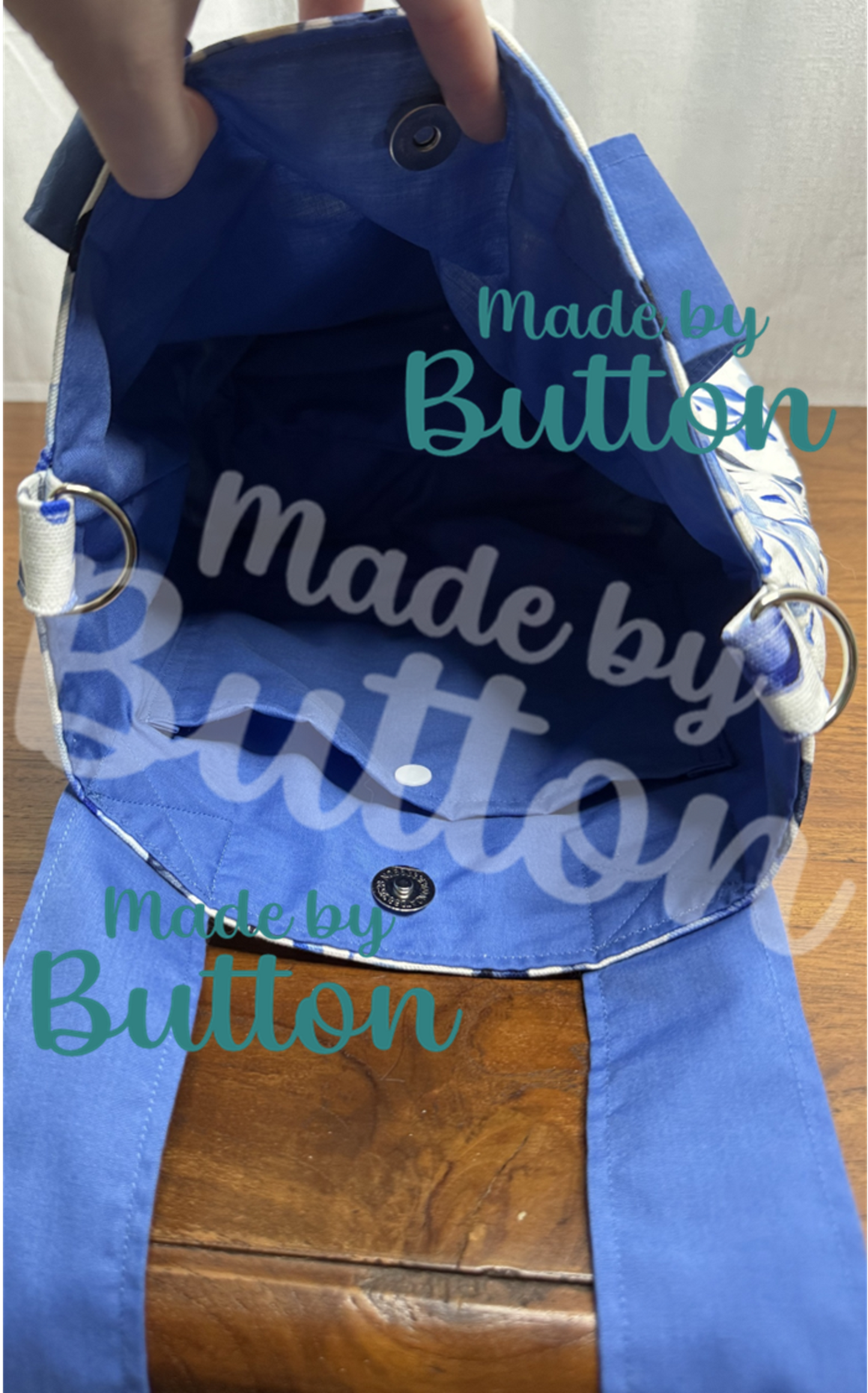"Blueberry Bewilderment" Mini Tote