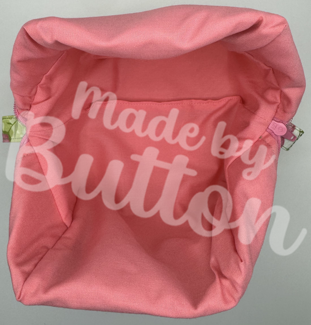 "Stamped All Over" Boxy Pouches