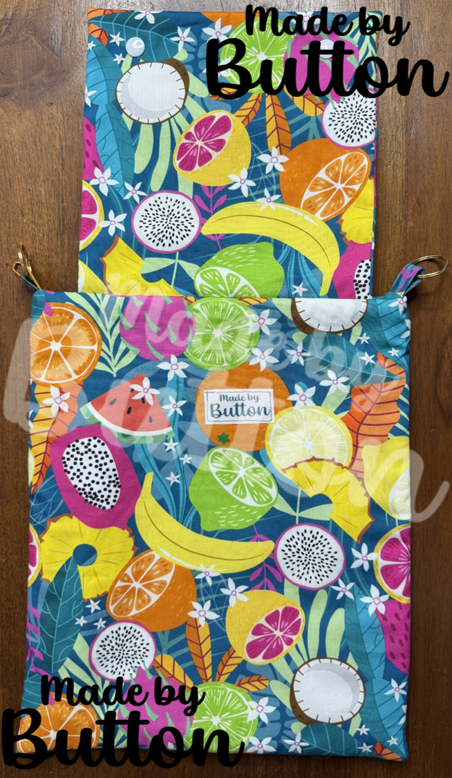 "Tropical Splash" Large Book Sleeve
