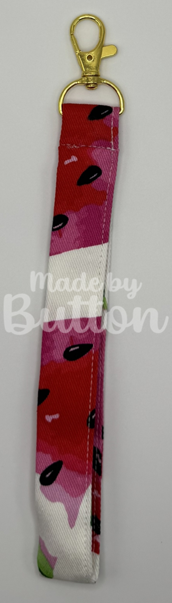 "Watermelon Refreshment" Wristlet (Gold)