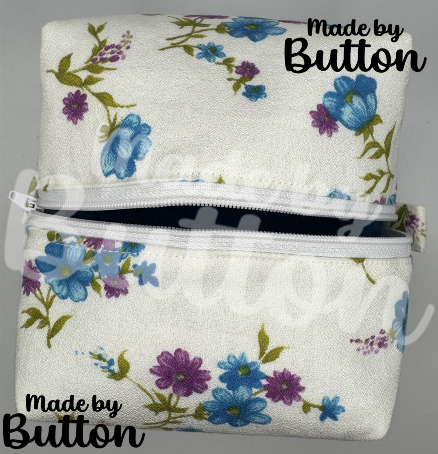 "Flowers For You" Boxy Pouch