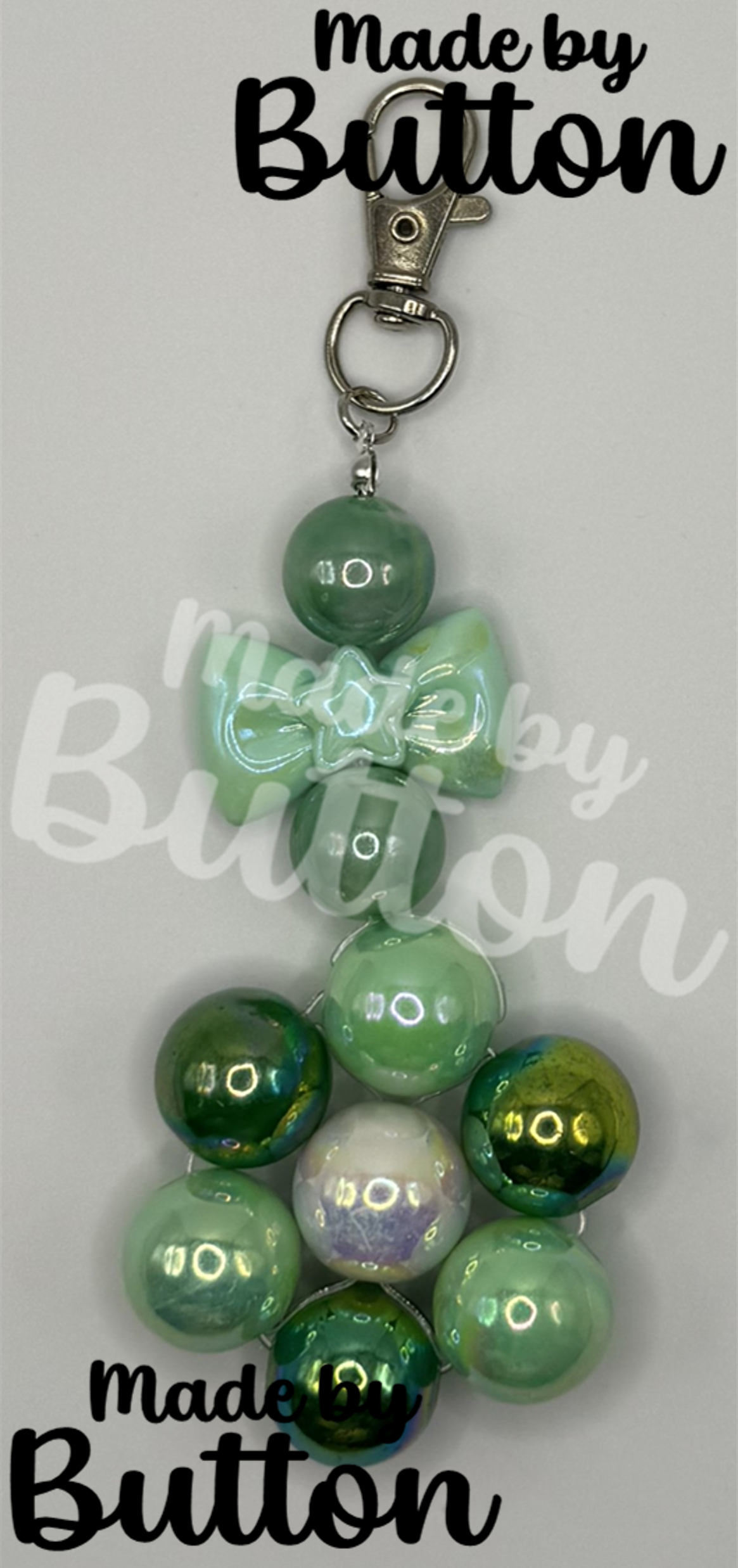 "Groovy Green" Mini Keychain
