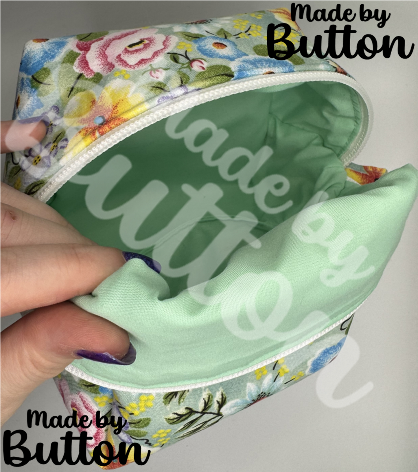 "Bloom For You" Boxy Pouch