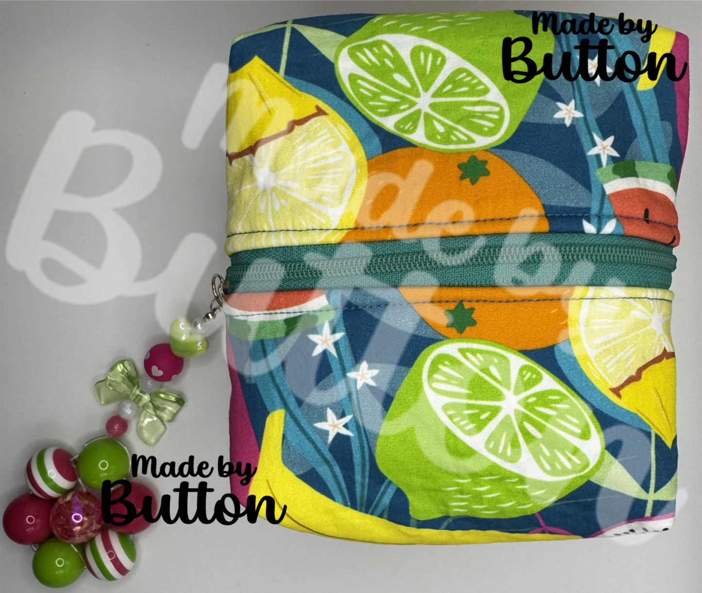 "Tropical Splash" Boxy Pouch
