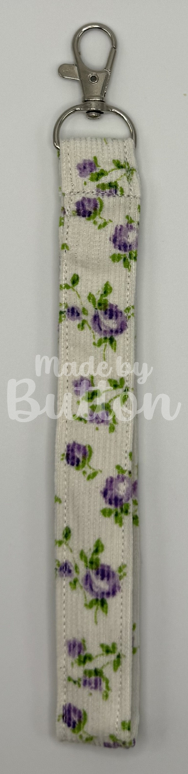 "Corduroy Bliss" Wristlet (Silver)