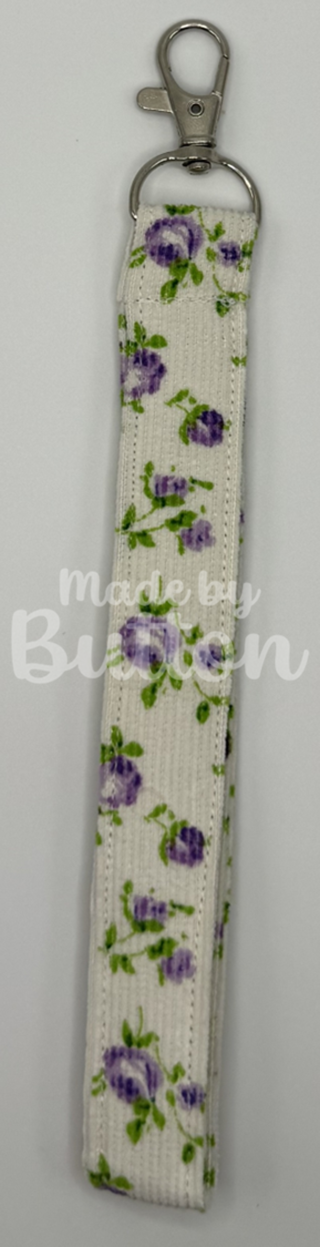"Corduroy Bliss" Wristlet (Silver)