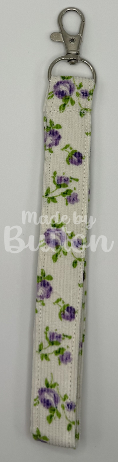 "Corduroy Bliss" Wristlet (Silver)