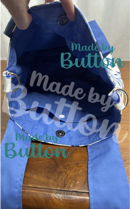 "Blueberry Bewilderment" Mini Tote