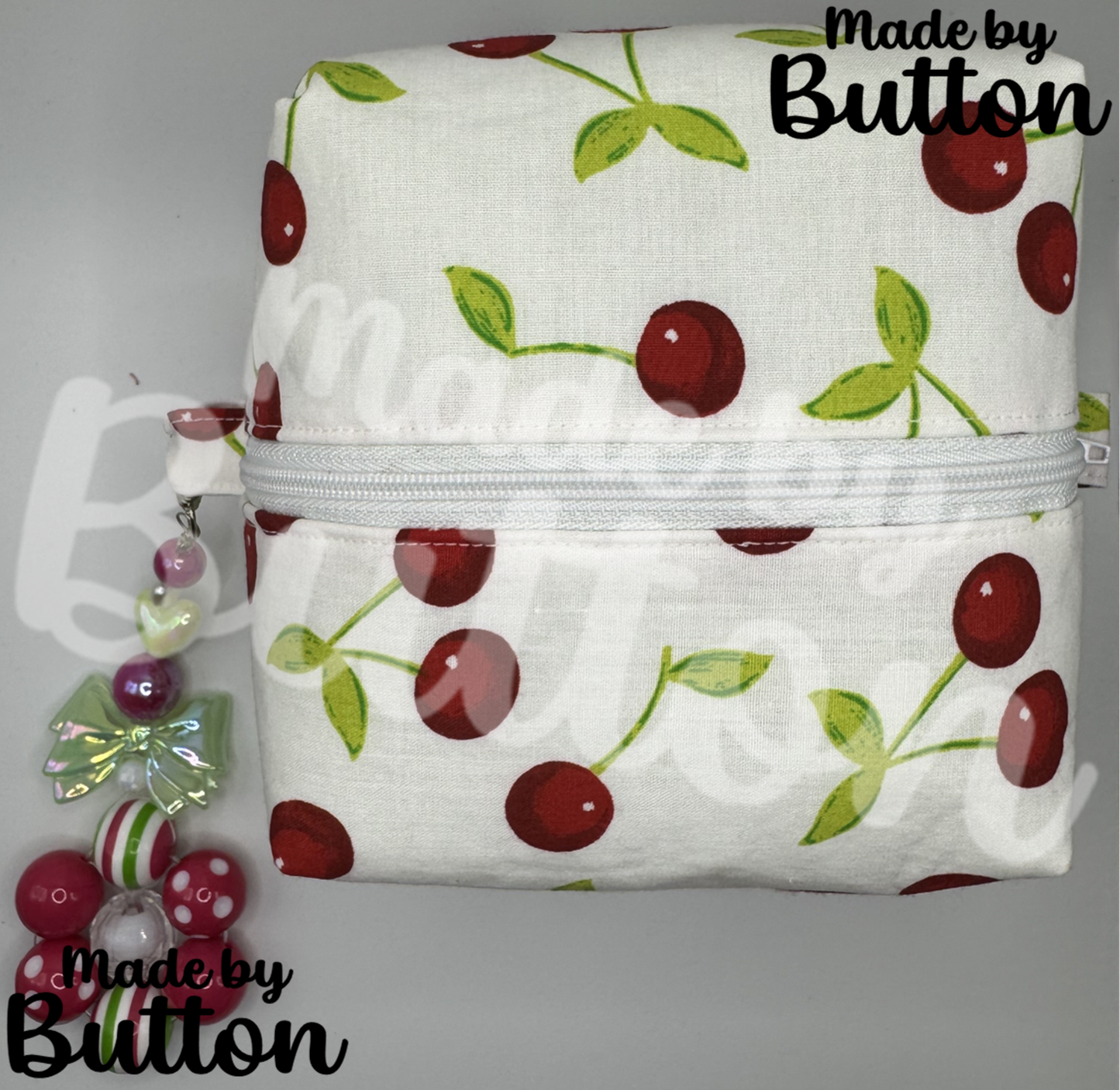 "Chomp This Juicy Cherry" Boxy Pouch
