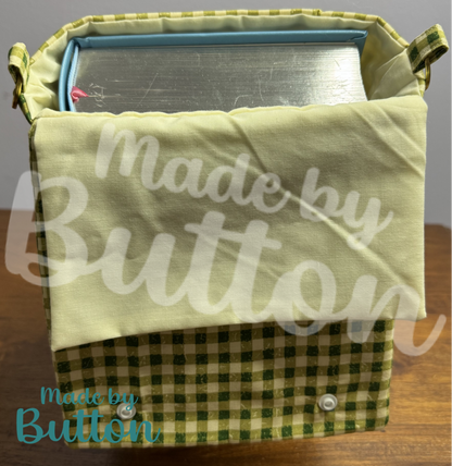 "Vintage Gingham" Large Book Sleeve