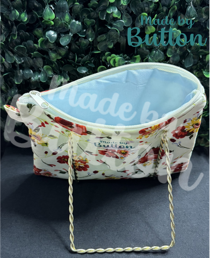 "Cozy Bouquet" Zipper Pouch (Variant B)