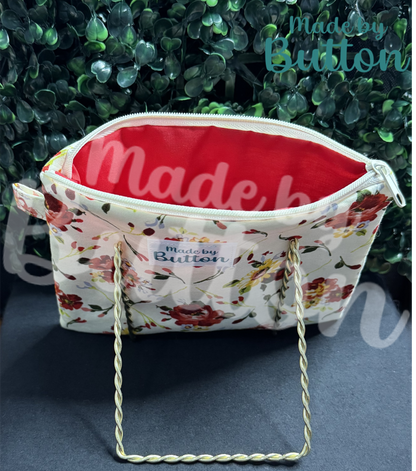 "Cozy Bouquet" Zipper Pouch (Variant C)