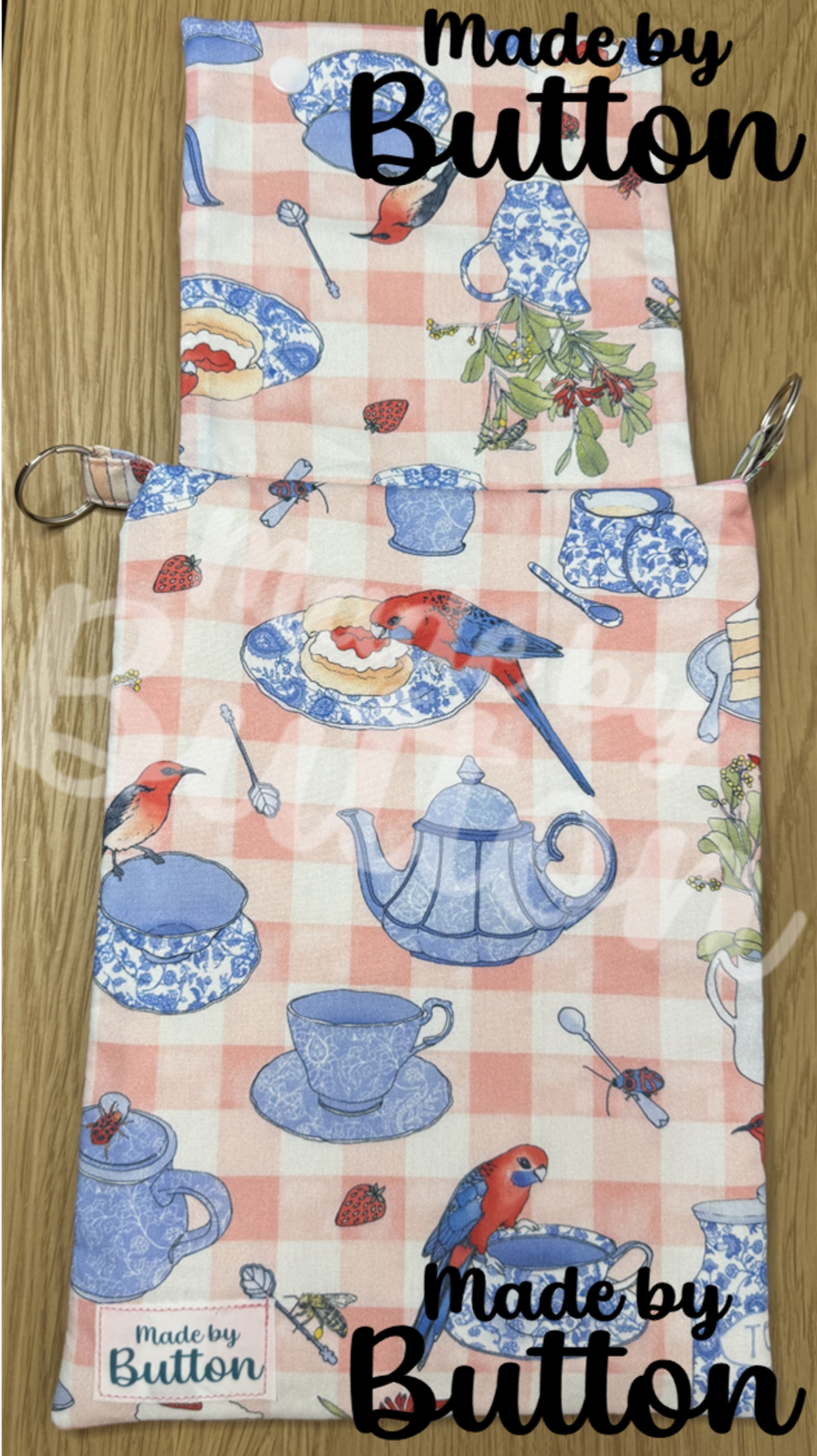 "Birdy Picnic" Book Sleeve