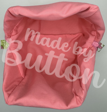 "Stamped All Over" Boxy Pouches