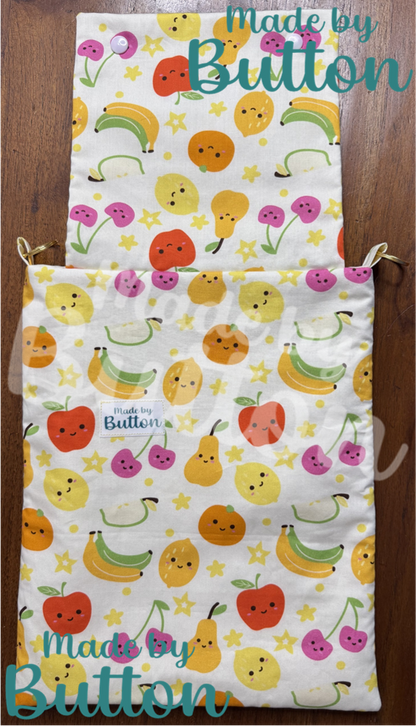 "Tutti Fruitti" Large Book Sleeve