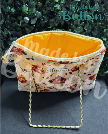 "Cozy Bouquet" Zipper Pouch (Variant A)