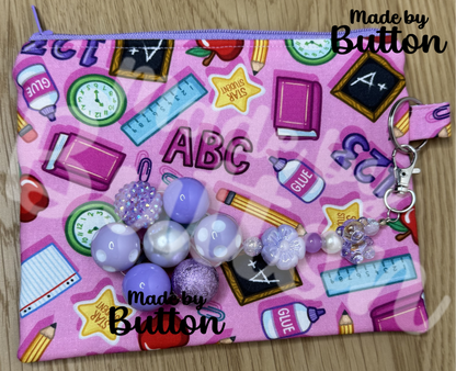 "Stay In School" Zipper Pouch (Variant A)