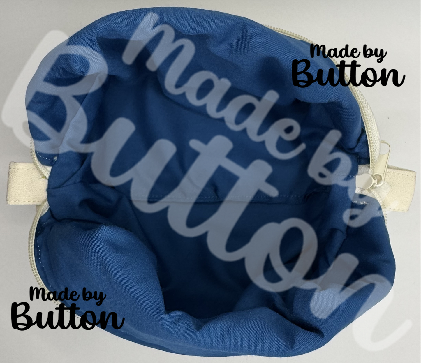 "Subtle Antique" Floral Boxy Pouch