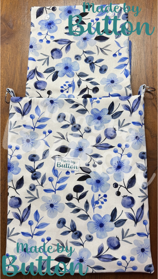 "Blueberry Bewilderment" Large Book Sleeve