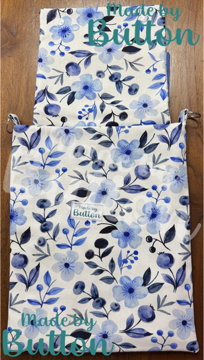 "Blueberry Bewilderment" Large Book Sleeve