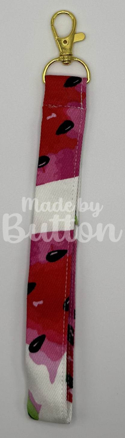 "Watermelon Refreshment" Wristlet (Gold)