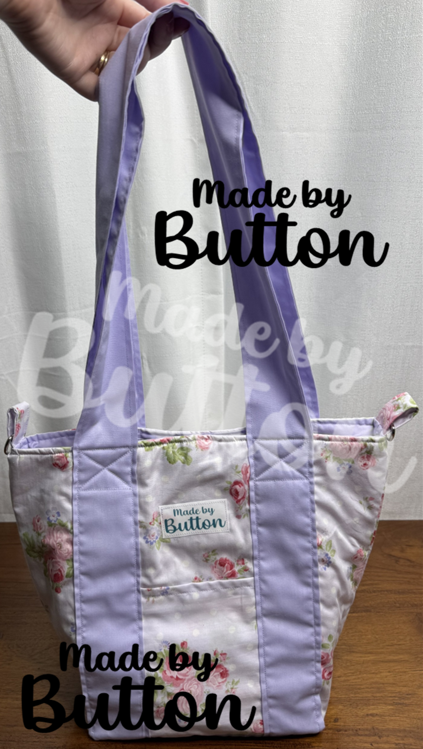"Soft Polka Dot" Mini Tote Bag