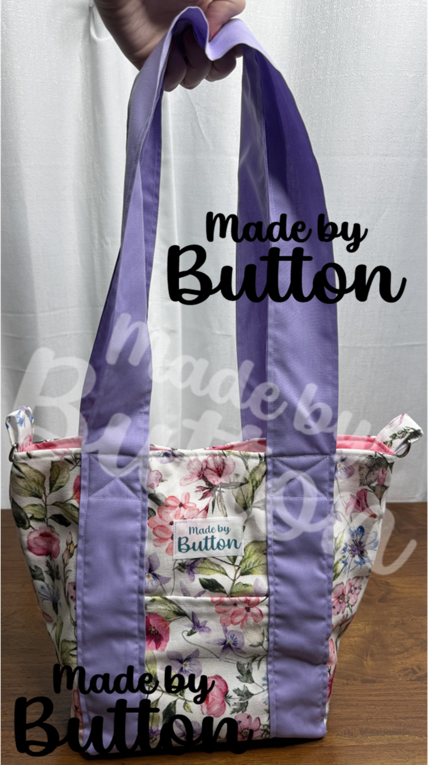 "My Time To Bloom" Mini Tote Bag