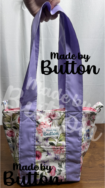 "My Time To Bloom" Mini Tote Bag