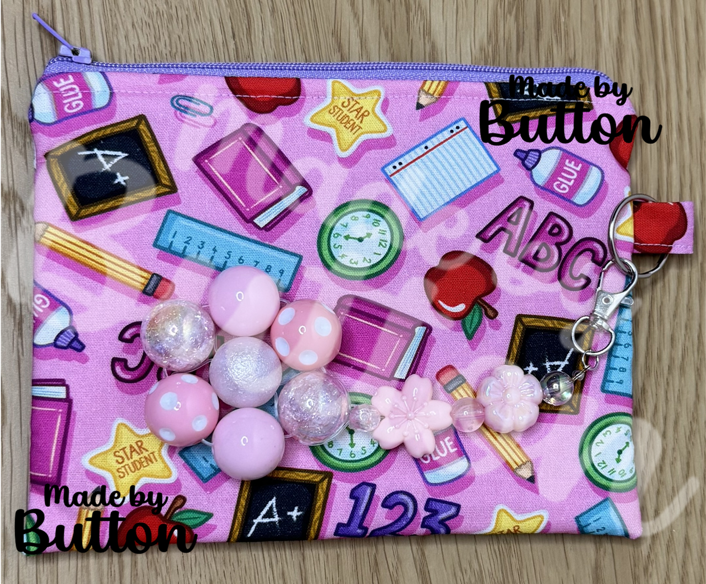 "Stay In School" Zipper Pouch (Variant B)