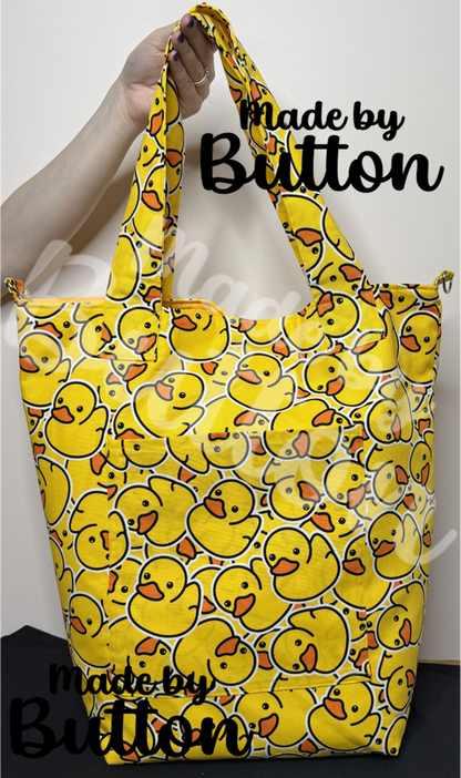 "Quacking Fabulous" Large Tote Bag