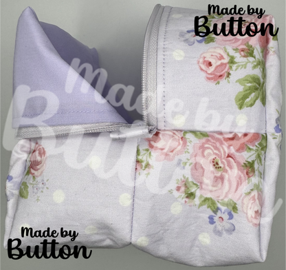 "Soft Polka Dot" Boxy Pouch