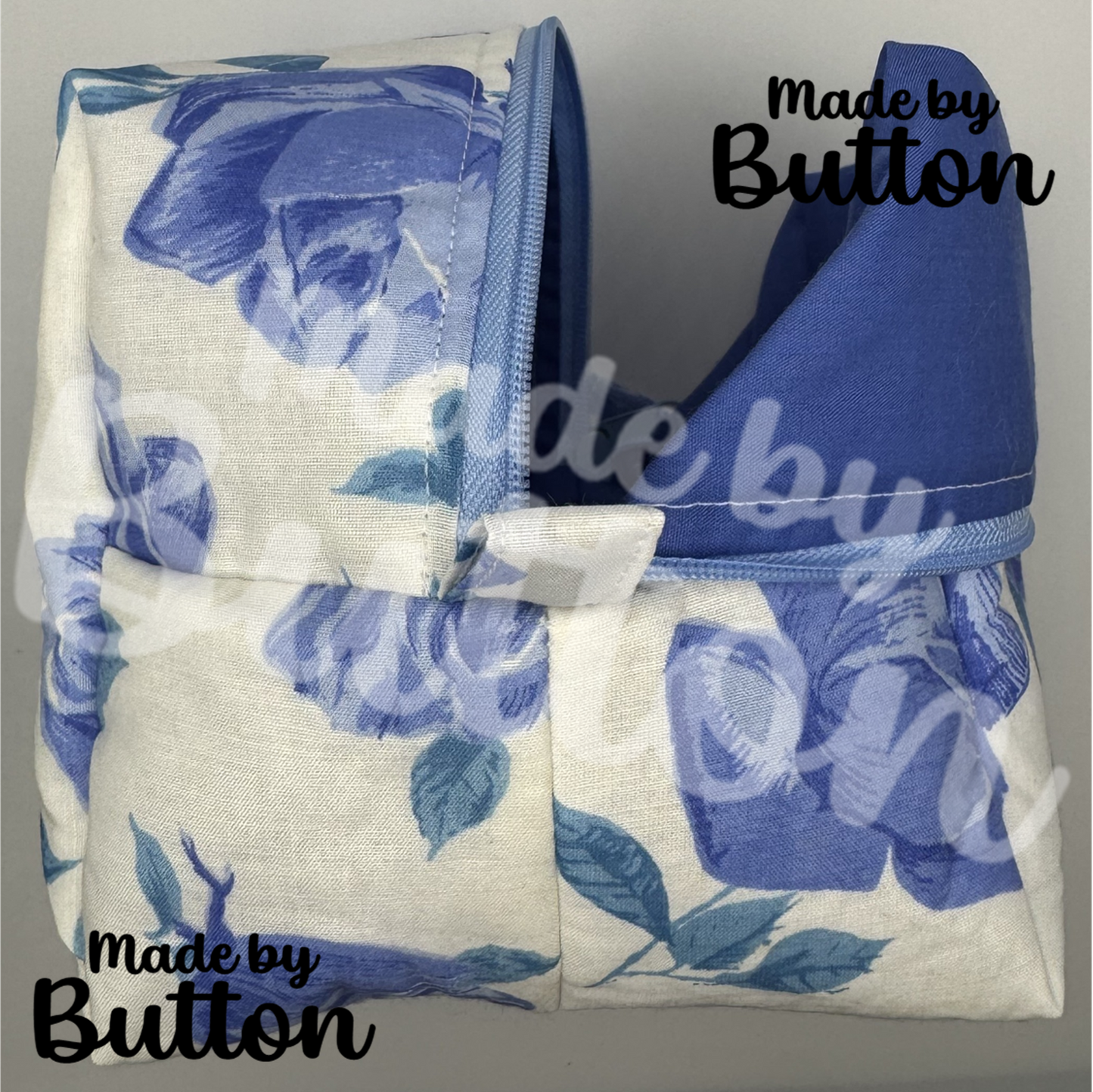 "Thriving Blooms" Boxy Pouch