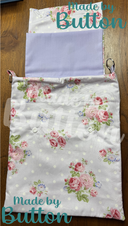 "Soft Polka Dot" Large Book Sleeve