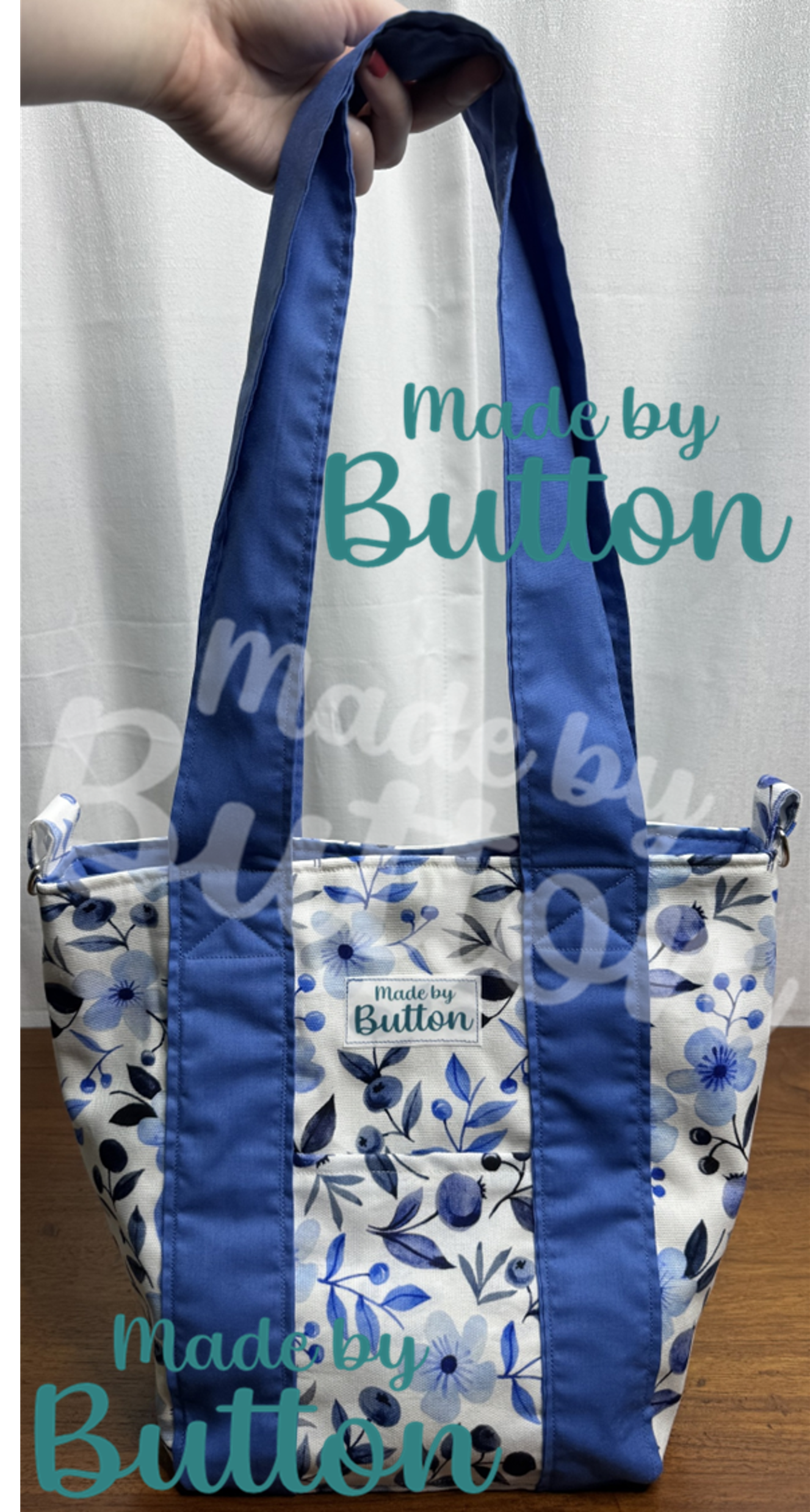 "Blueberry Bewilderment" Mini Tote