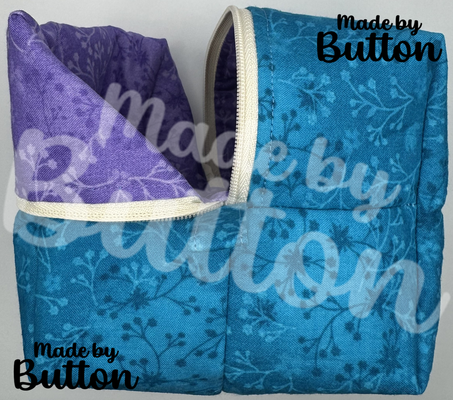 "The Blue Mirage" Boxy Pouch