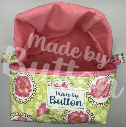 "Stamped All Over" Boxy Pouches