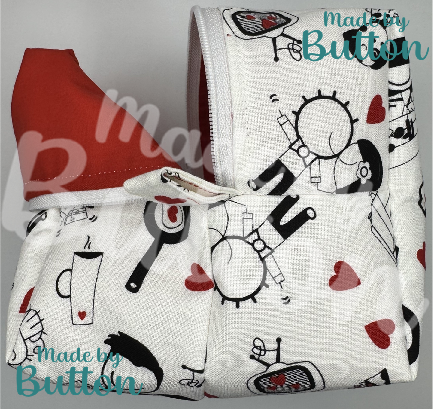 "Cozy Home" Boxy Pouch (Variant A)