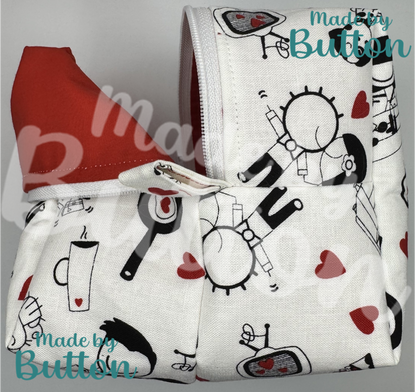 "Cozy Home" Boxy Pouch (Variant A)