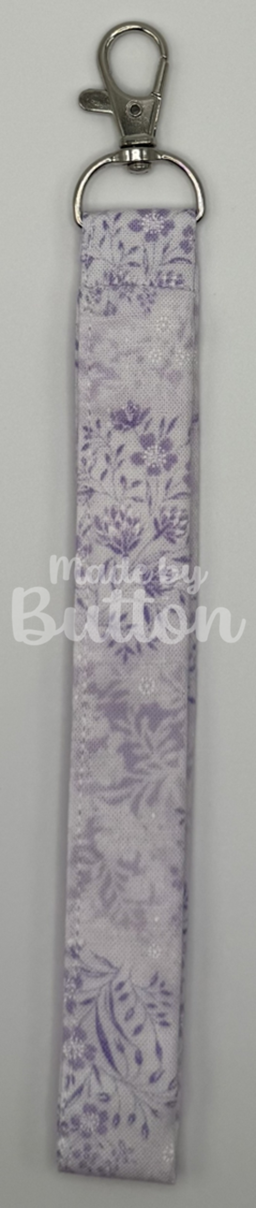 "Simply Lavender" Wristlet (Silver)