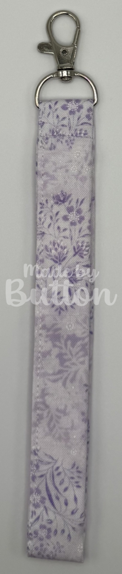 "Simply Lavender" Wristlet (Silver)