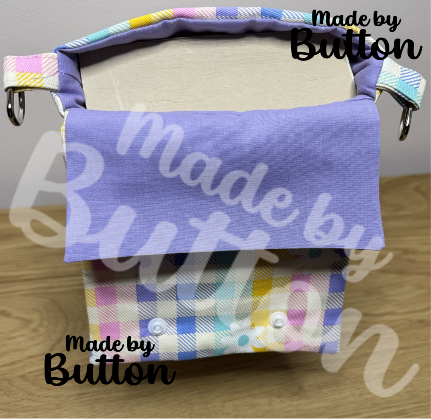 "Pastels, Kept In Check" Book Sleeve