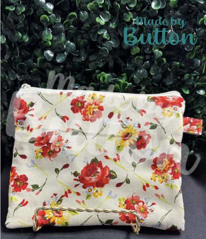 "Cozy Bouquet" Zipper Pouch (Variant B)