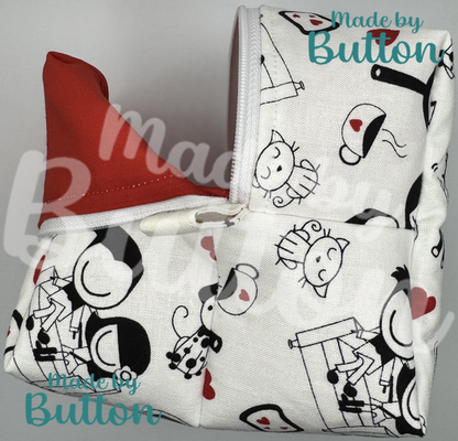 "Cozy Home" Boxy Pouches (Variant B)