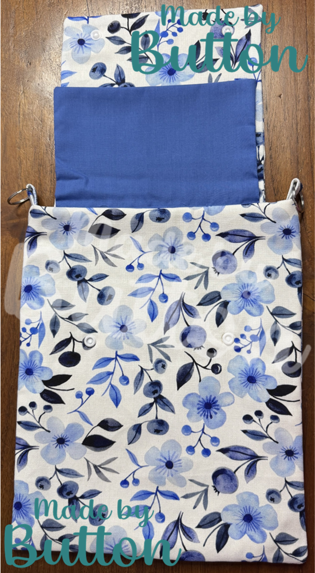 "Blueberry Bewilderment" Large Book Sleeve