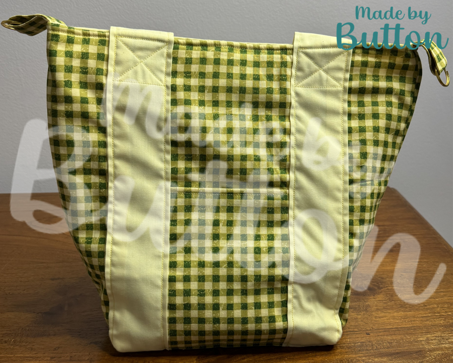 "Vintage Gingham" Mini Tote