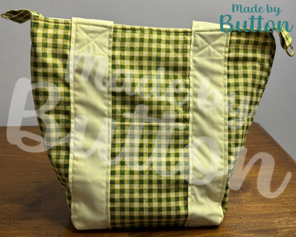 "Vintage Gingham" Mini Tote