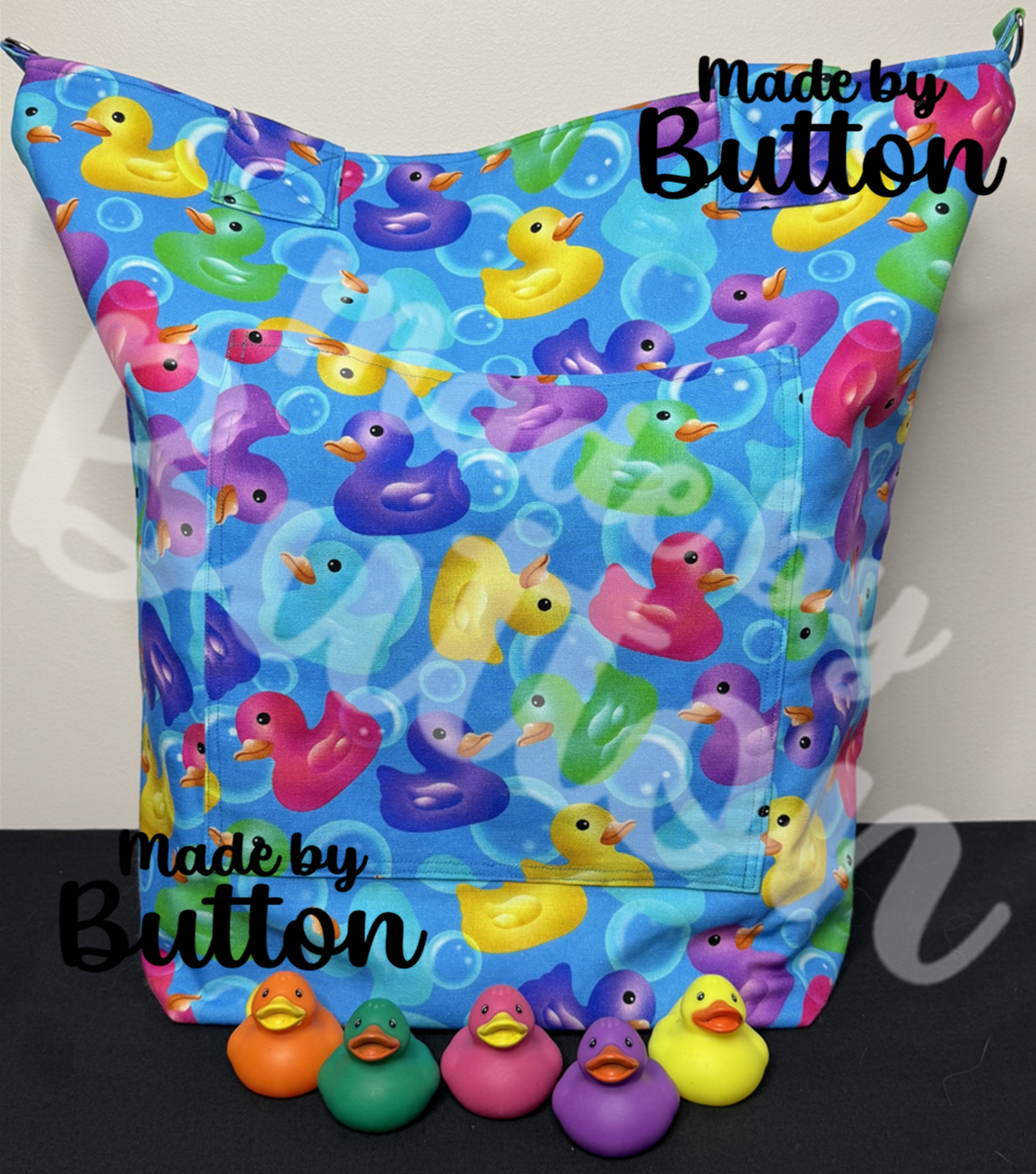 "Ducking Splash-tastic" Large Tote Bag