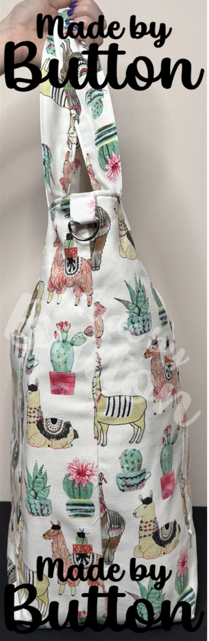 "Llama Be Prickly" Large Tote Bag